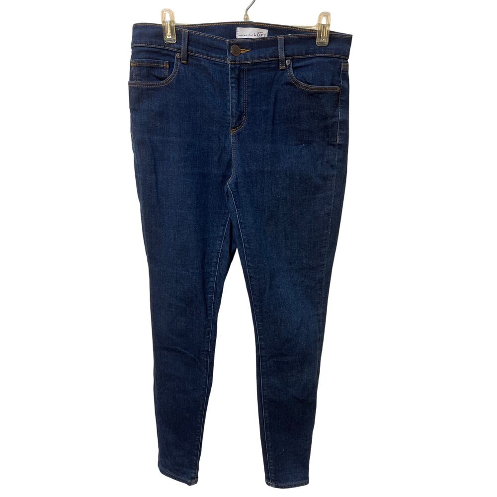 Ann Taylor Loft Jeggings Women’s 10/30 Dark Wash Skinny Stretch Jeans Comfy